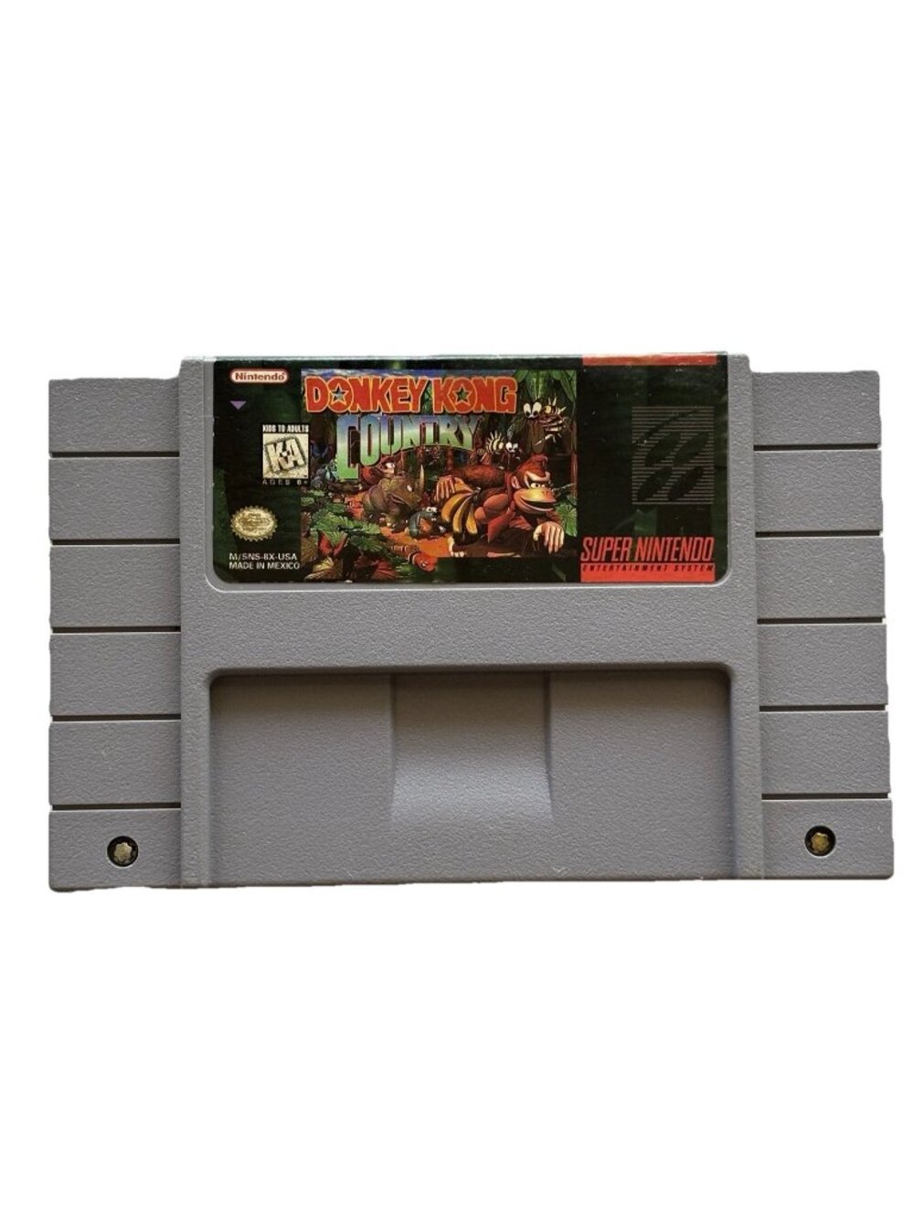 Donkey Kong Country (Super Nintendo SNES, 1994) Game Tested & Working